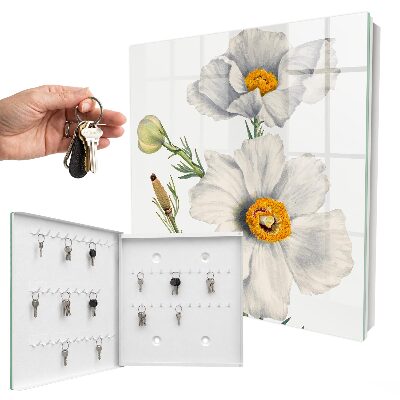 Armario para llaves con diseño de flores de la naturaleza