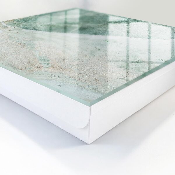 Caja para llaves con diseño de mármol