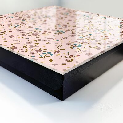 Caja para llaves con estampado floral