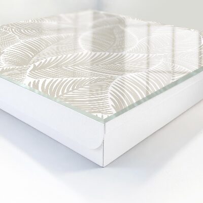 Caja para llaves diseño de hojas pacíficas
