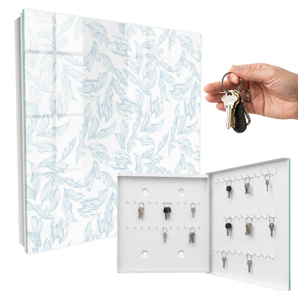 Armario para llaves con estampado floral