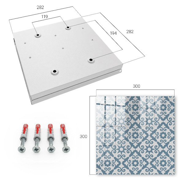 Armario para llaves con diseño de elegancia geométrica