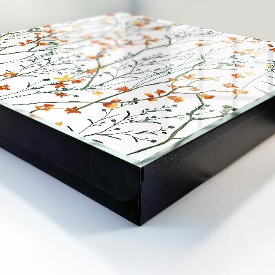 Caja para llaves con estampado floral