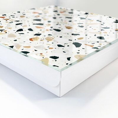 Armario para llaves con diseño de patrón de terrazo