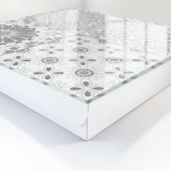 Armario para llaves con diseño de patrones geométricos