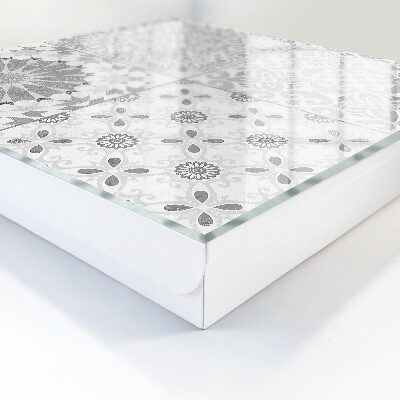 Armario para llaves con diseño de patrones geométricos