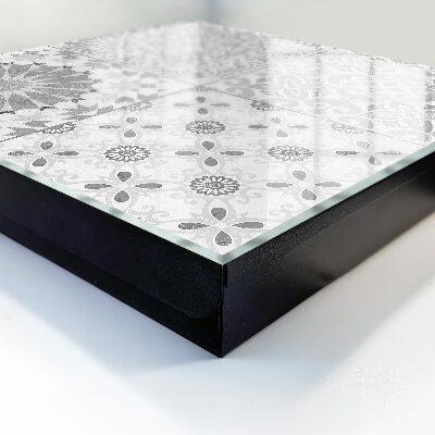 Armario para llaves con diseño de patrones geométricos