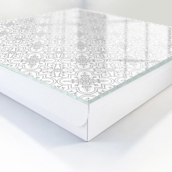 Caja para llaves con diseño de patrón geométrico