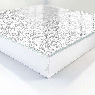 Caja para llaves con diseño de patrón geométrico