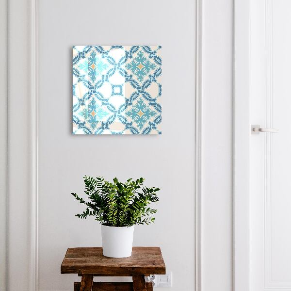 Armario para llaves con diseño de mosaico decorativo