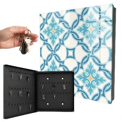 Armario para llaves con diseño de mosaico decorativo