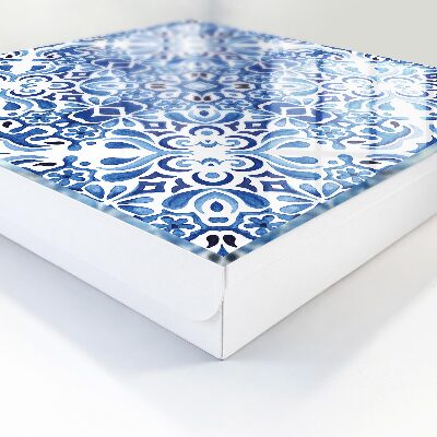 Caja para llaves con diseño de azulejos decorativos