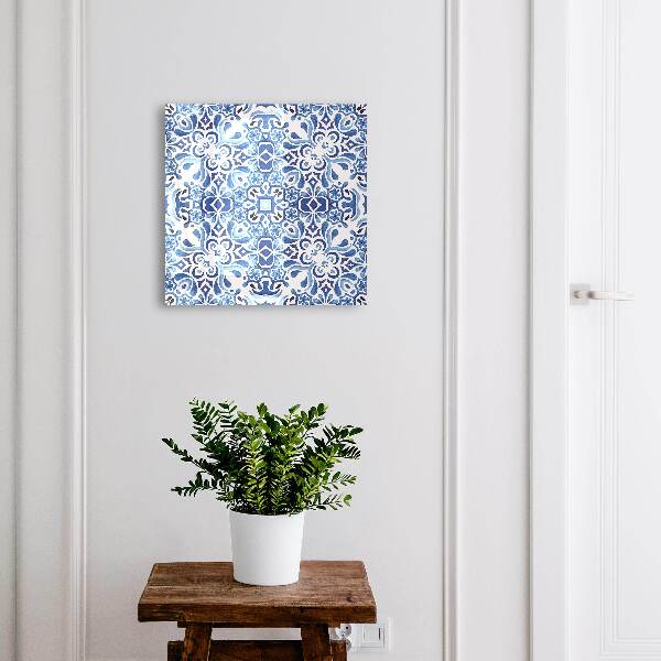 Caja para llaves con diseño de azulejos decorativos