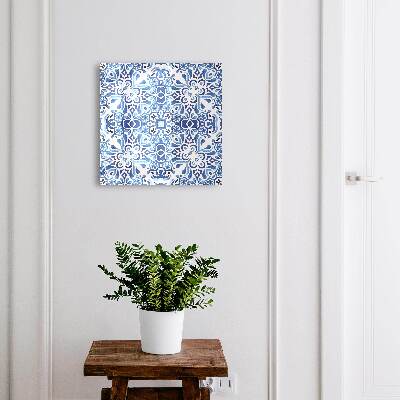 Caja para llaves con diseño de azulejos decorativos