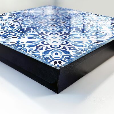 Caja para llaves con diseño de azulejos decorativos