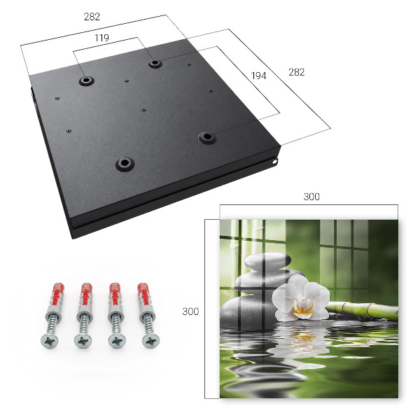 Caja para llaves modelo orquídea zen