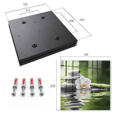 Caja para llaves modelo orquídea zen