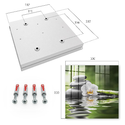 Caja para llaves modelo orquídea zen