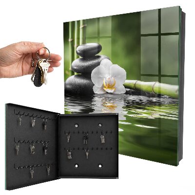 Caja para llaves modelo orquídea zen