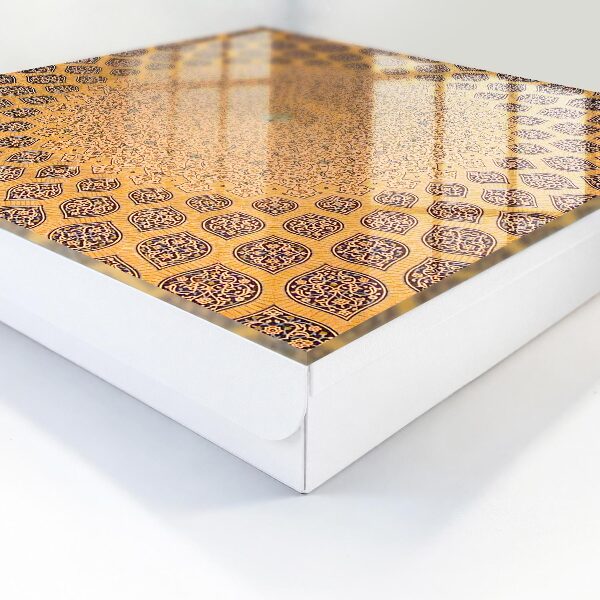 Caja para llaves con diseño de ornamento geométrico