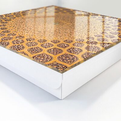 Caja para llaves con diseño de ornamento geométrico