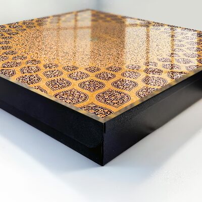 Caja para llaves con diseño de ornamento geométrico