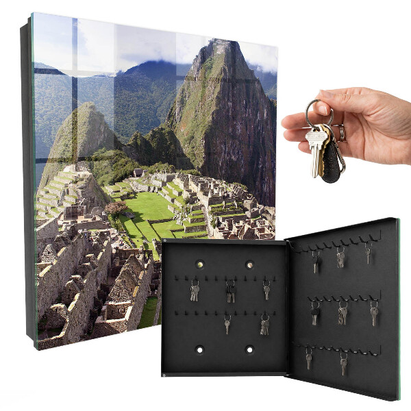 Armario para llaves diseño de pueblo de montaña