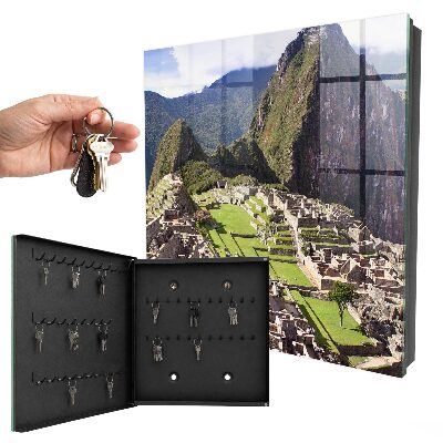 Armario para llaves diseño de pueblo de montaña