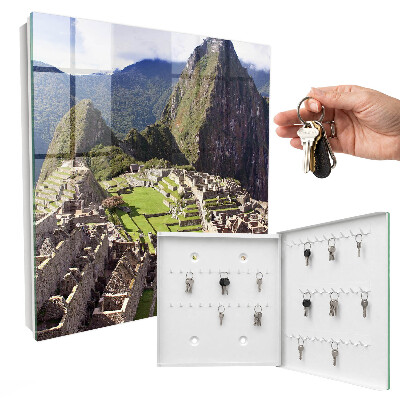 Armario para llaves diseño de pueblo de montaña