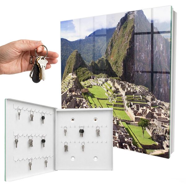 Armario para llaves diseño de pueblo de montaña