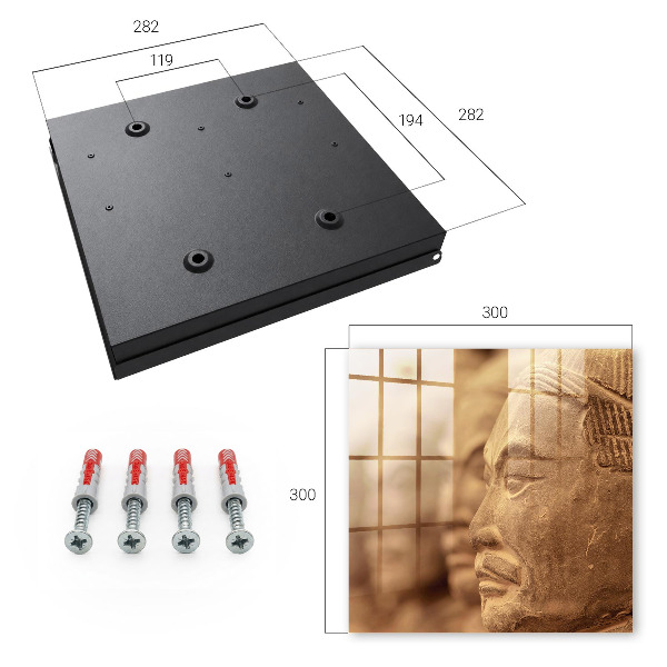 Caja para llaves diseño de monumento histórico