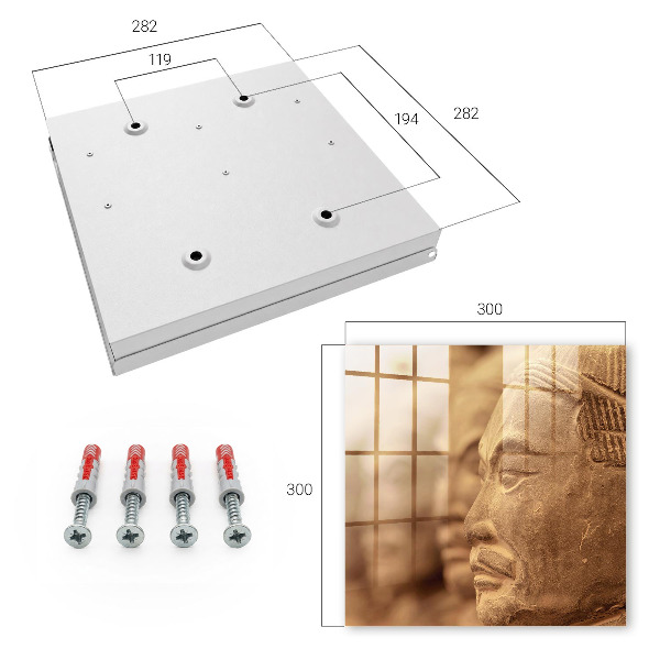 Caja para llaves diseño de monumento histórico