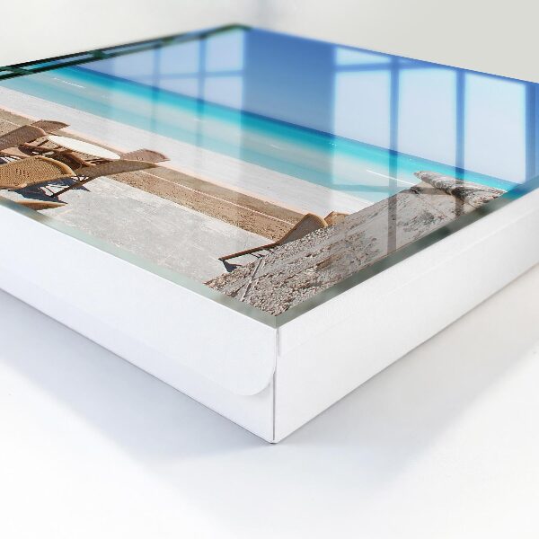 Caja para llaves diseño de recreación junto al mar