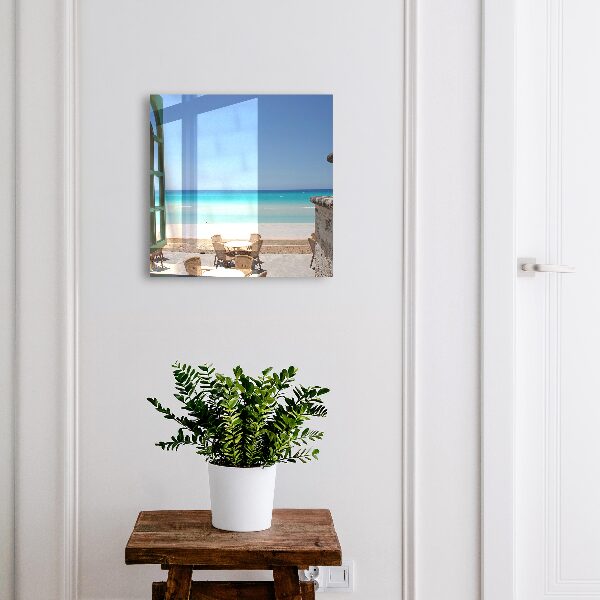 Caja para llaves diseño de recreación junto al mar