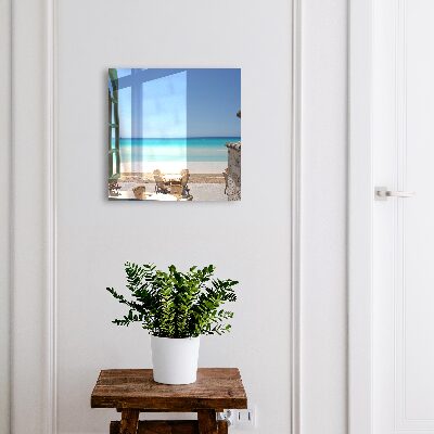Caja para llaves diseño de recreación junto al mar