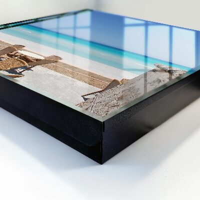 Caja para llaves diseño de recreación junto al mar