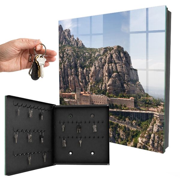 Caja para llaves diseño de arquitectura de montaña