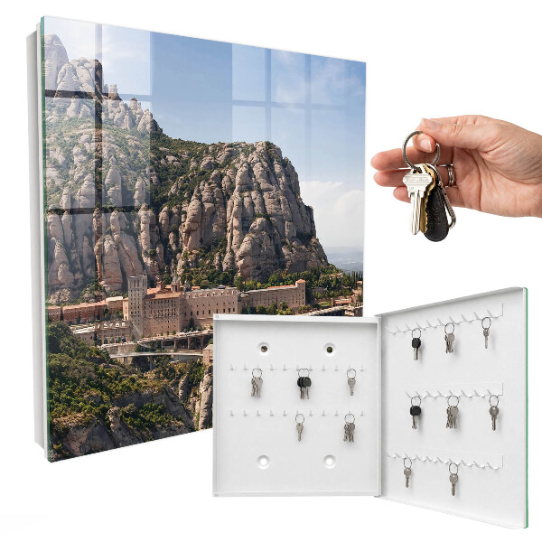 Caja para llaves diseño de arquitectura de montaña