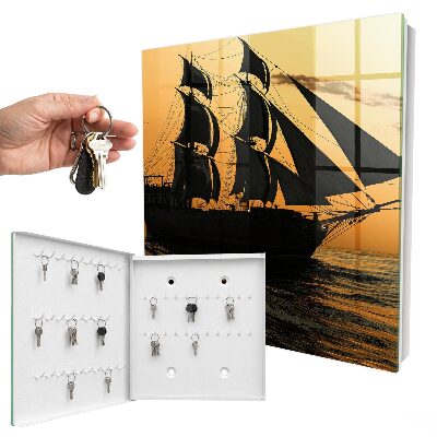 Armario para llaves diseño aventura en el mar