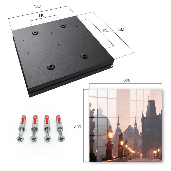 Caja para llaves diseño de puente histórico