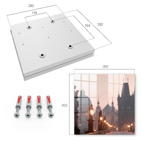 Caja para llaves diseño de puente histórico