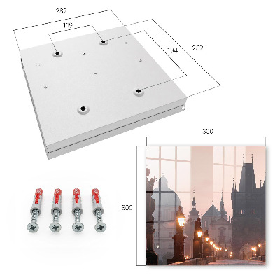 Caja para llaves diseño de puente histórico