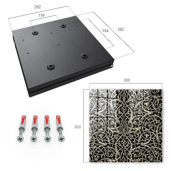 Caja para llaves con diseño de elegancia decorativa