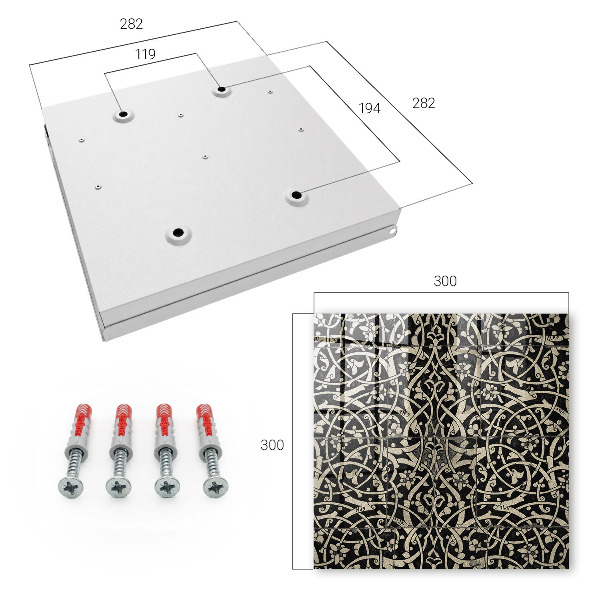 Caja para llaves con diseño de elegancia decorativa
