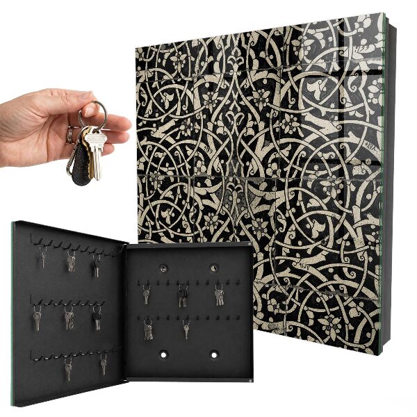 Caja para llaves con diseño de elegancia decorativa