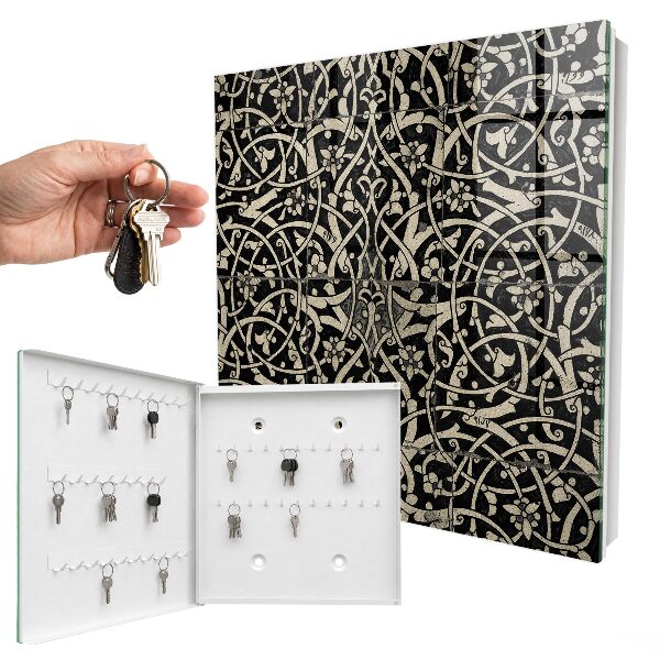 Caja para llaves con diseño de elegancia decorativa