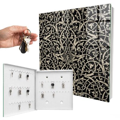 Caja para llaves con diseño de elegancia decorativa