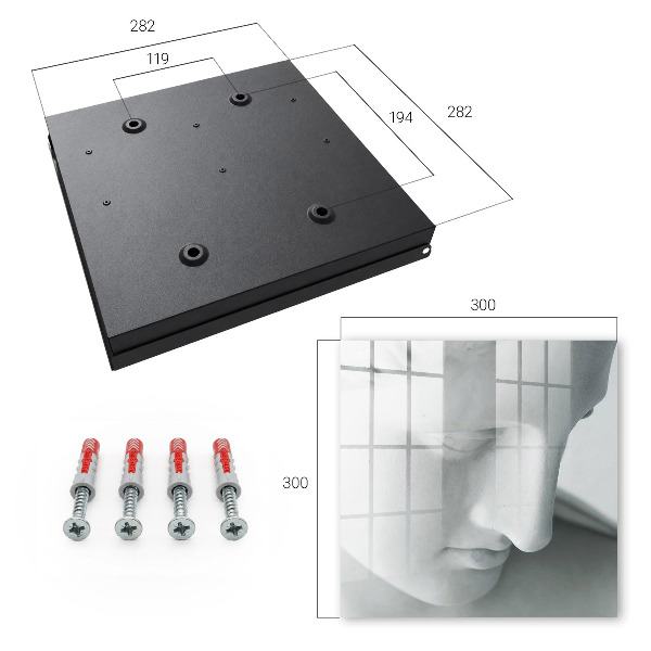 Armario para colgar llaves en estilo clásico para habitación
