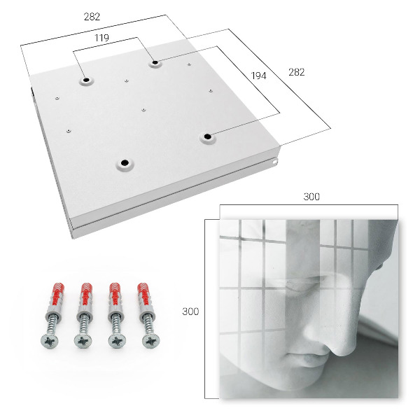 Armario para colgar llaves en estilo clásico para habitación