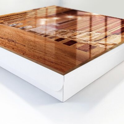 Caja para llaves diseño noche en la ciudad